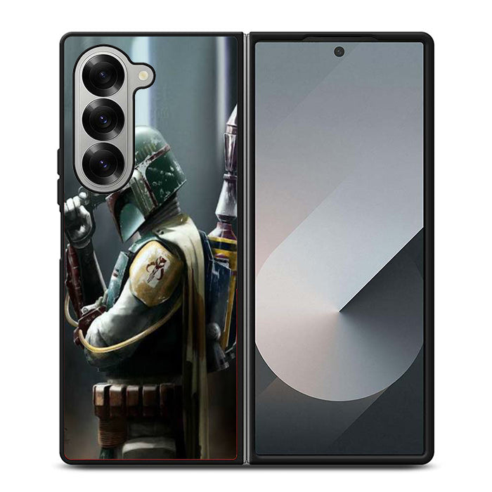 Boba Fett Heros Star Wars Samsung Z Fold 6 Case