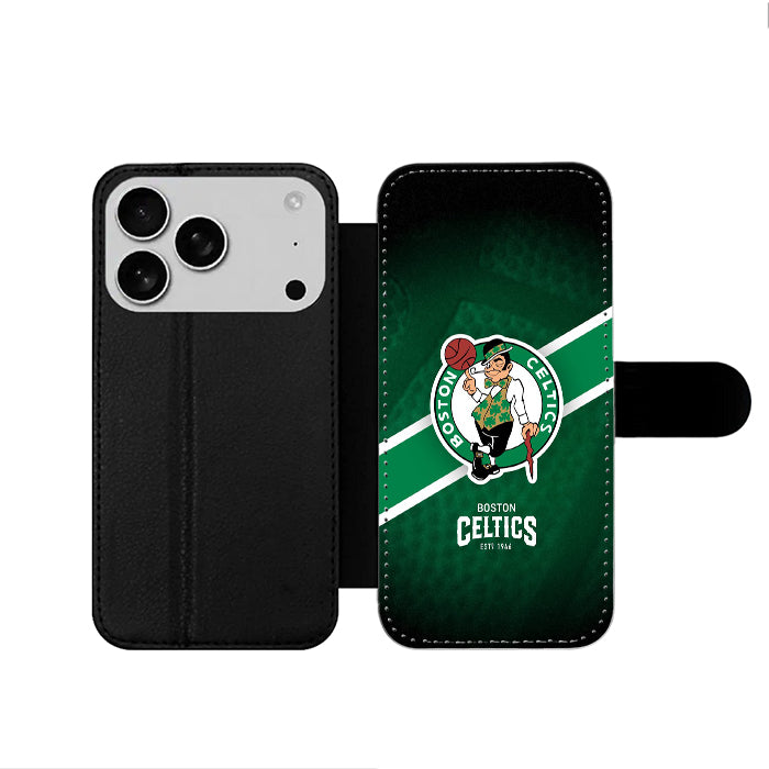 Boston Celtics iPhone 17 Wallet Case