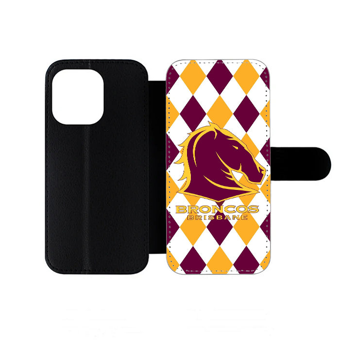 Brisbane Broncos Logo iPhone Wallet Case