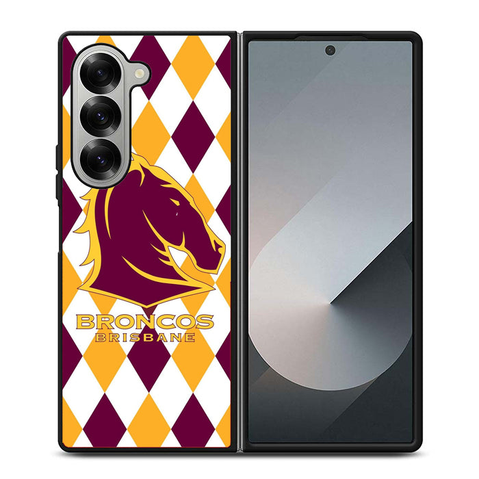 Brisbane Broncos Logo Samsung Z Fold Case