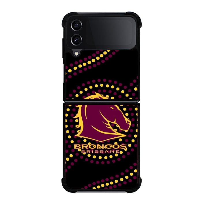 Brisbane Broncos Samsung Z Flip 4 Case