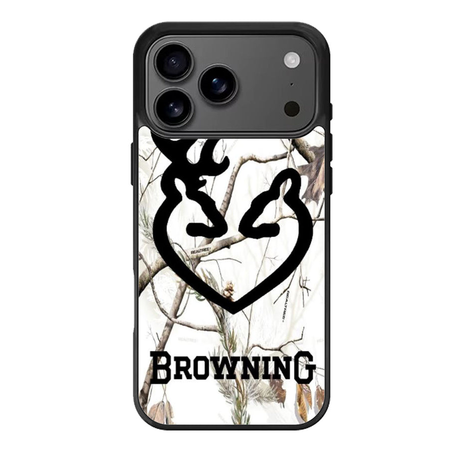 Browning Deer Love Realthree iPhone 17 Case
