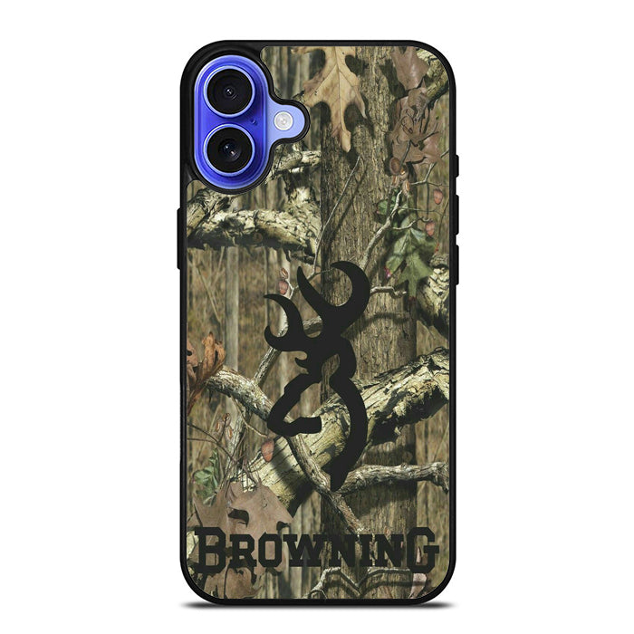Browning Logo Deer Camo iPhone 17 Case