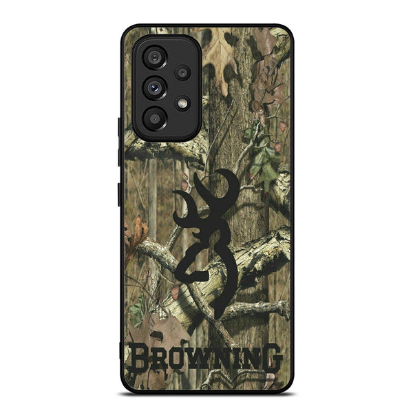 Browning Logo Deer Camo Samsung A53 Case