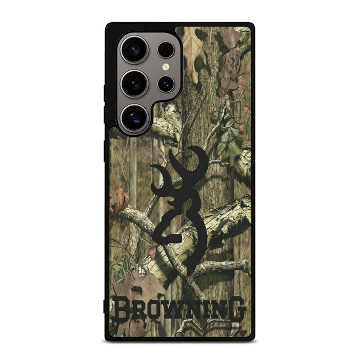 Browning Logo Deer Camo Samsung S22 Case