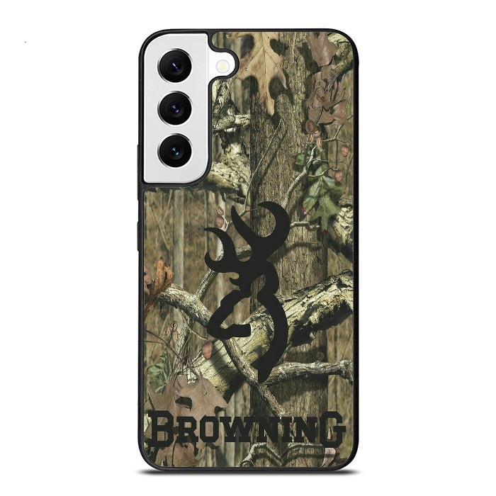Browning Logo Deer Camo Samsung S21 Case