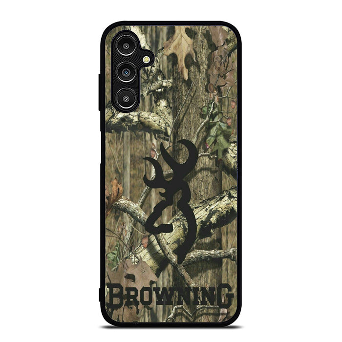 Browning Logo Deer Camo Samsung A14 Case