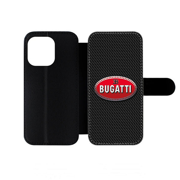 Bugatti Emblem Logo iPhone Wallet Case