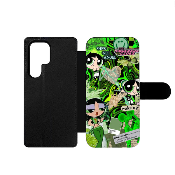 Buttercup Powerpuff Girls Collage Samsung Wallet Case