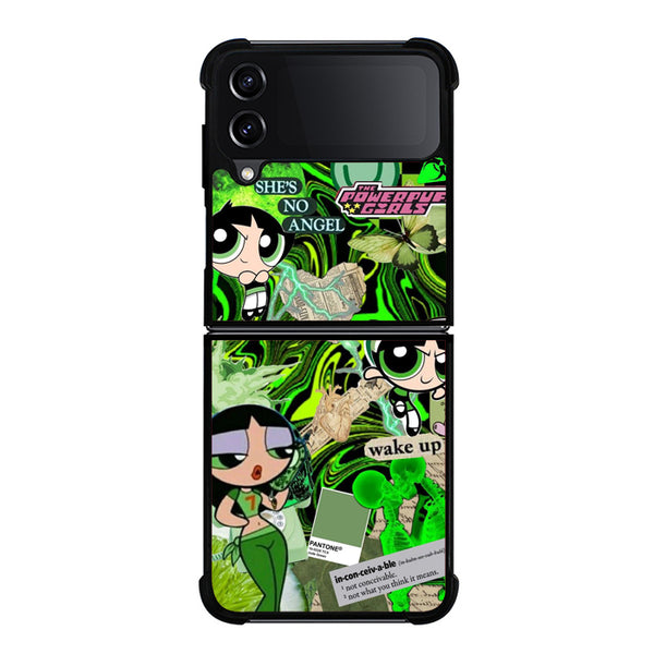 Buttercup Powerpuff Girls Collage Samsung Z Flip 4 Case