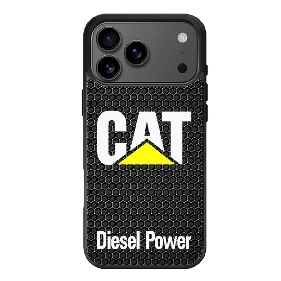Cat Caterpiilar Diesel Black Dark iPhone 17 Case