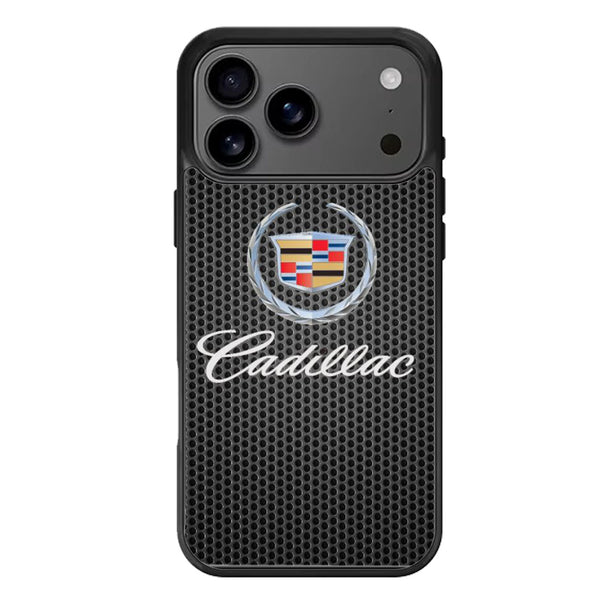 Cadillac Black Carbon iPhone 17 Case