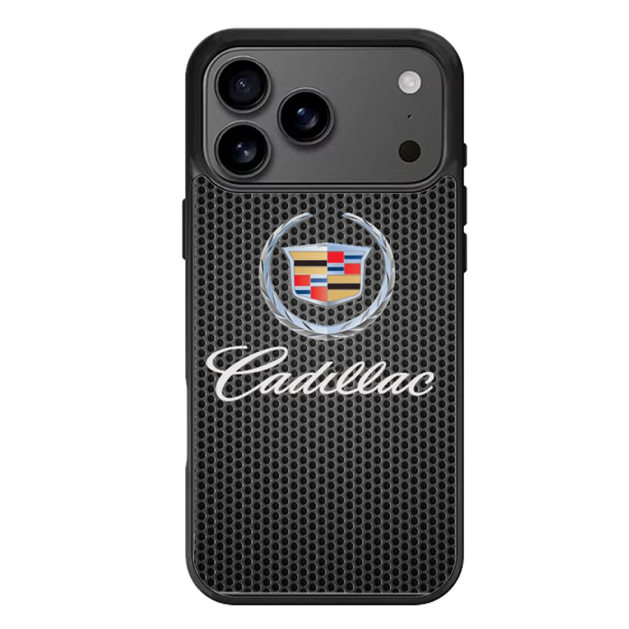 Cadillac Black Carbon iPhone 17 Case