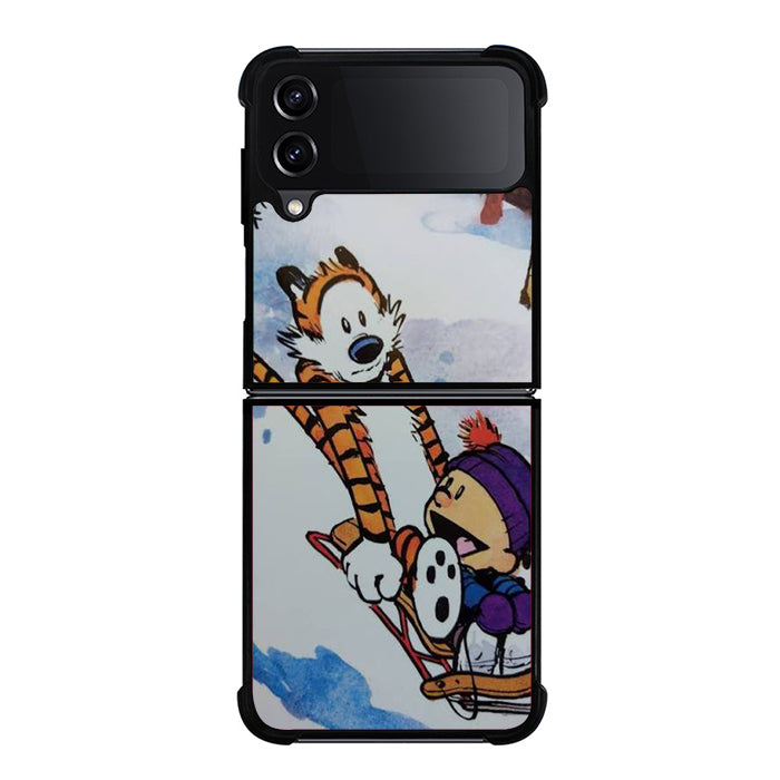 Calvin And Hobbes Comics Samsung Z Flip 4 Case