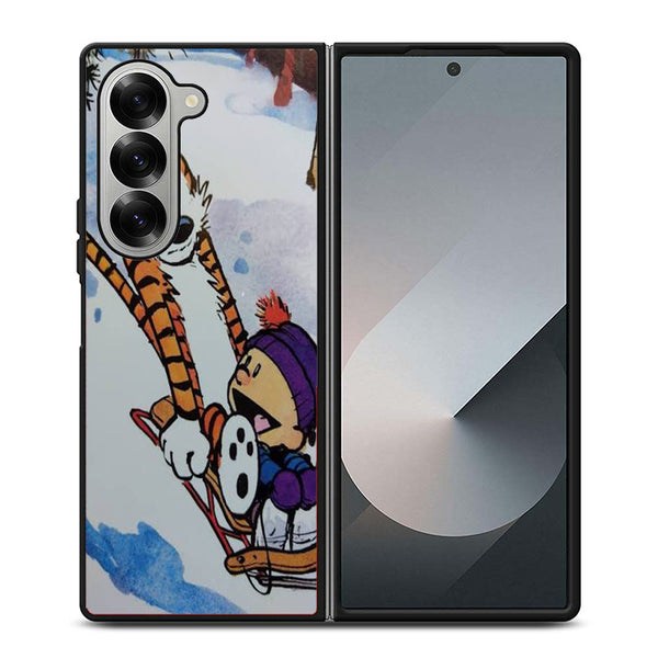 Calvin And Hobbes Comics Samsung Z Fold Case