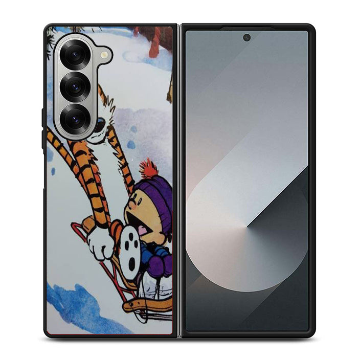 Calvin And Hobbes Comics Samsung Z Fold 6 Case