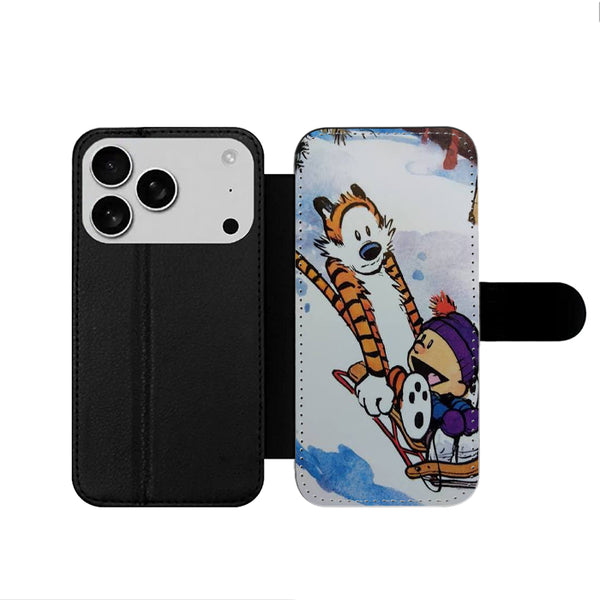 Calvin And Hobbes Comics iPhone 17 Wallet Case