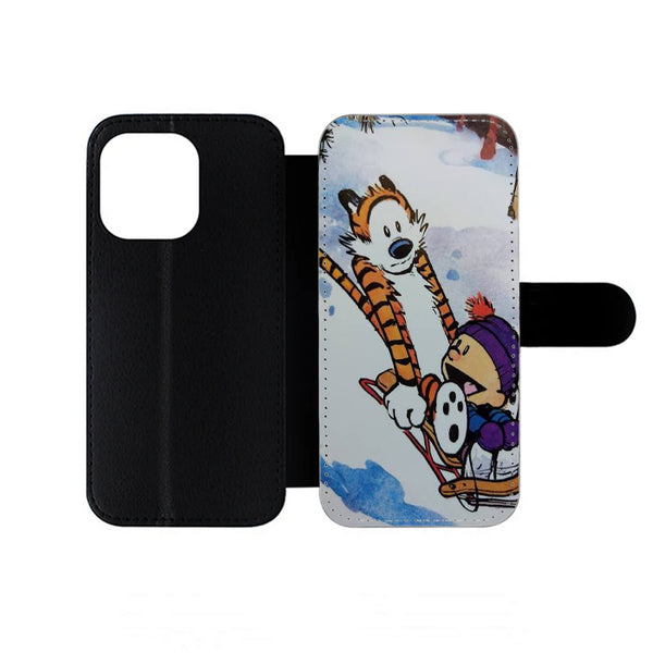 Calvin And Hobbes Comics iPhone Wallet Case