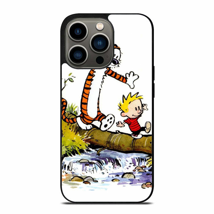 Calvin And Hobbes Run iPhone 13 Case