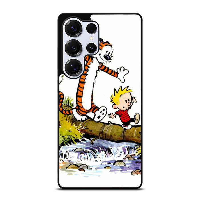 Calvin And Hobbes Run Samsung S25 Case