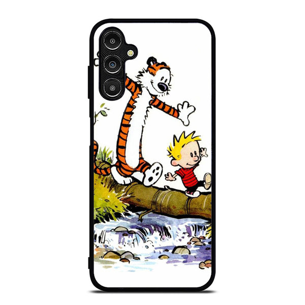 Calvin And Hobbes Run Samsung A14 Case