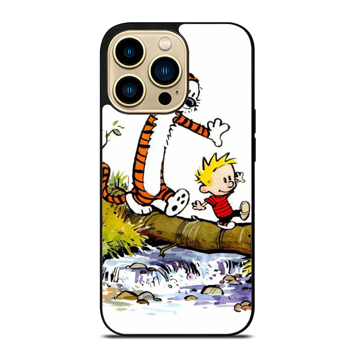 Calvin And Hobbes Run iPhone 14 Case