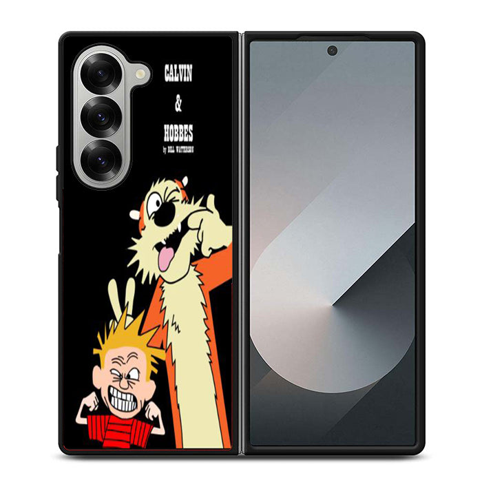 Calvin And Hobbes Samsung Z Fold Case