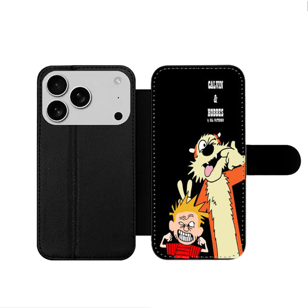 Calvin And Hobbes iPhone 17 Wallet Case