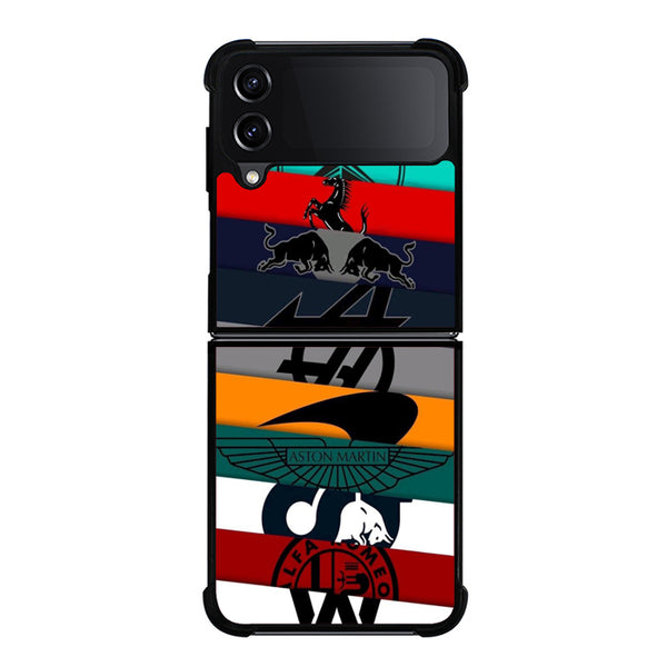 Car Logo Collage Samsung Z Flip Case