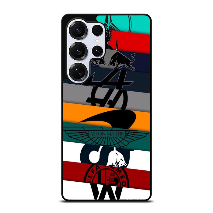 Car Logo Collage Samsung S25 Case