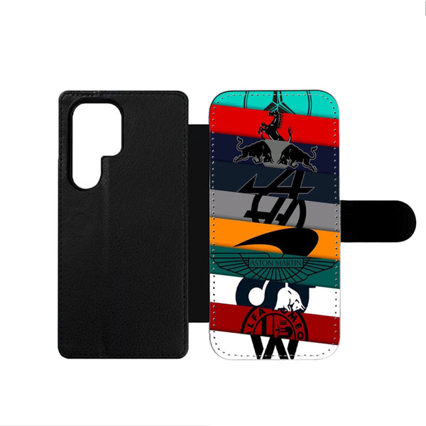 Car Logo Collage Samsung Wallet Case