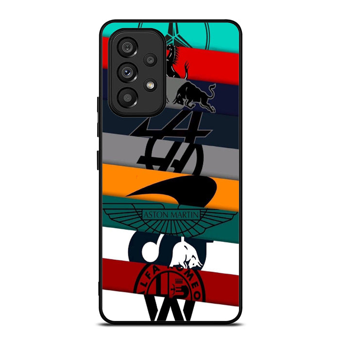 Car Logo Collage Samsung A53 Case