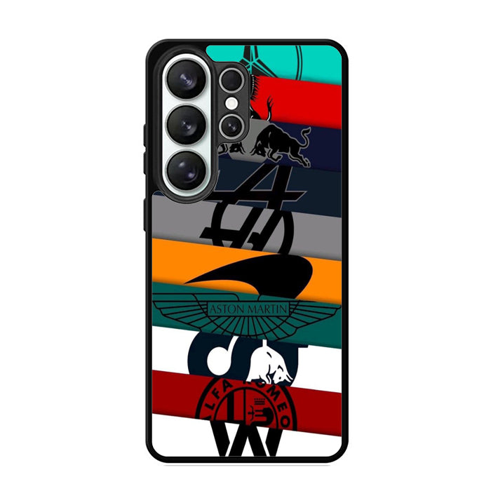 Car Logo Collage Samsung S26 Case