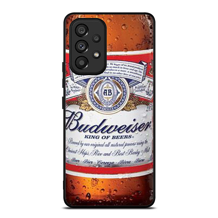 Cerveja Budweiser Garrafa Samsung A53 Case