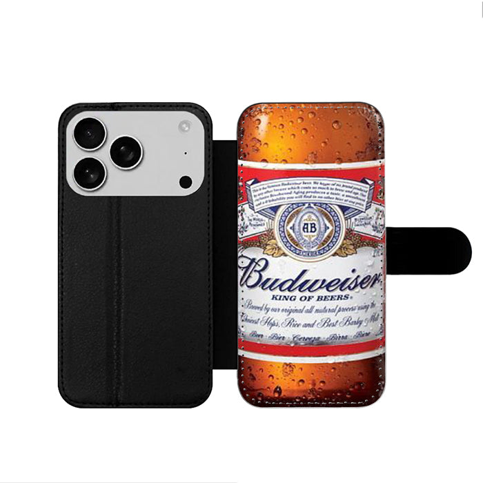 Cerveja Budweiser Garrafa iPhone 17 Wallet Case