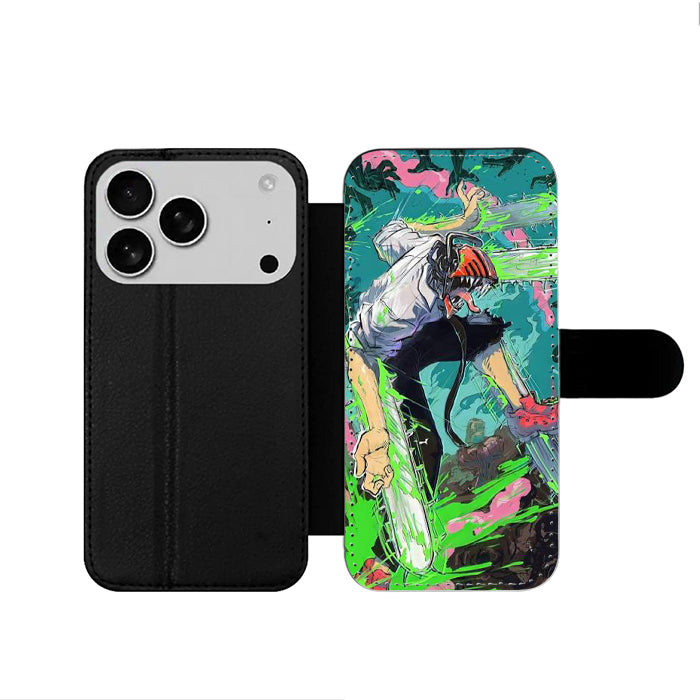 Chainsaw Man Manga iPhone 17 Wallet Case
