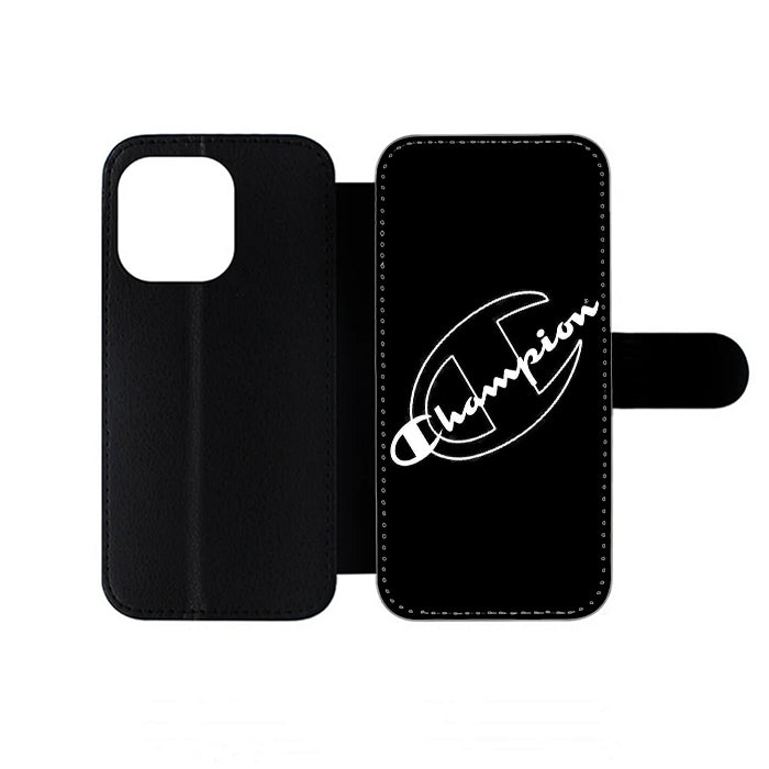 Champion Black iPhone Wallet Case