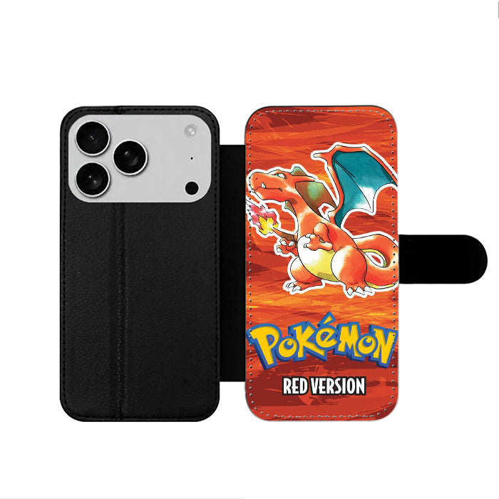 Charizard Red Version iPhone 17 Wallet Case