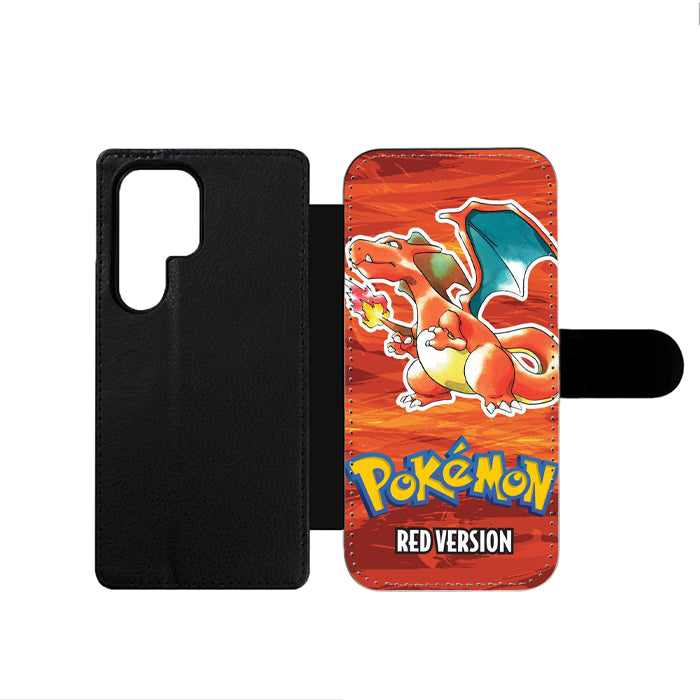 Charizard Red Version Samsung Wallet Case
