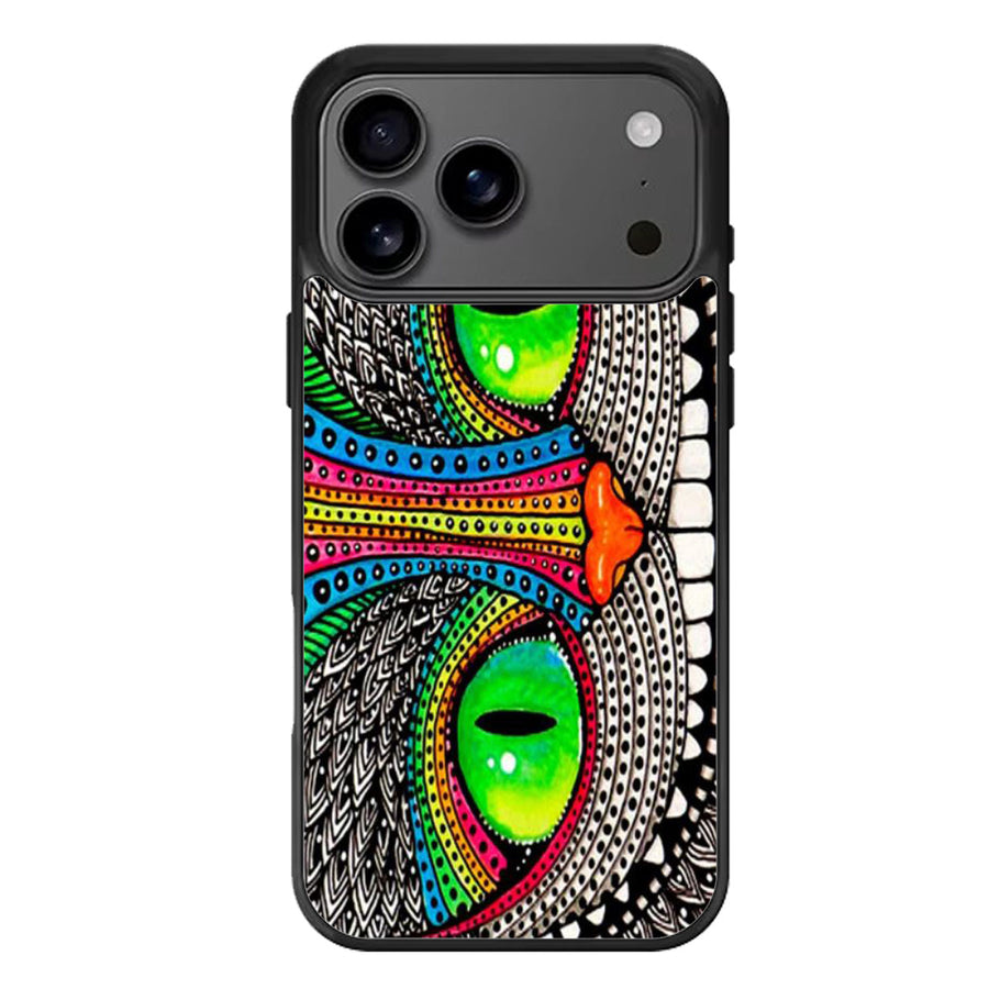 Cheshire Cat Pattern iPhone 17 Case