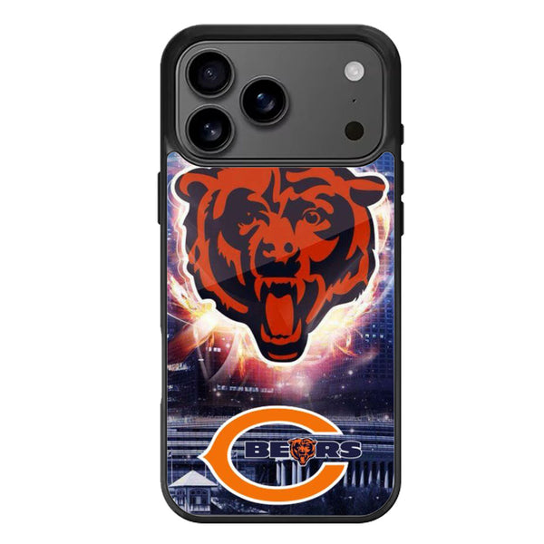 Chicago Bears Wallpaper iPhone 17 Case
