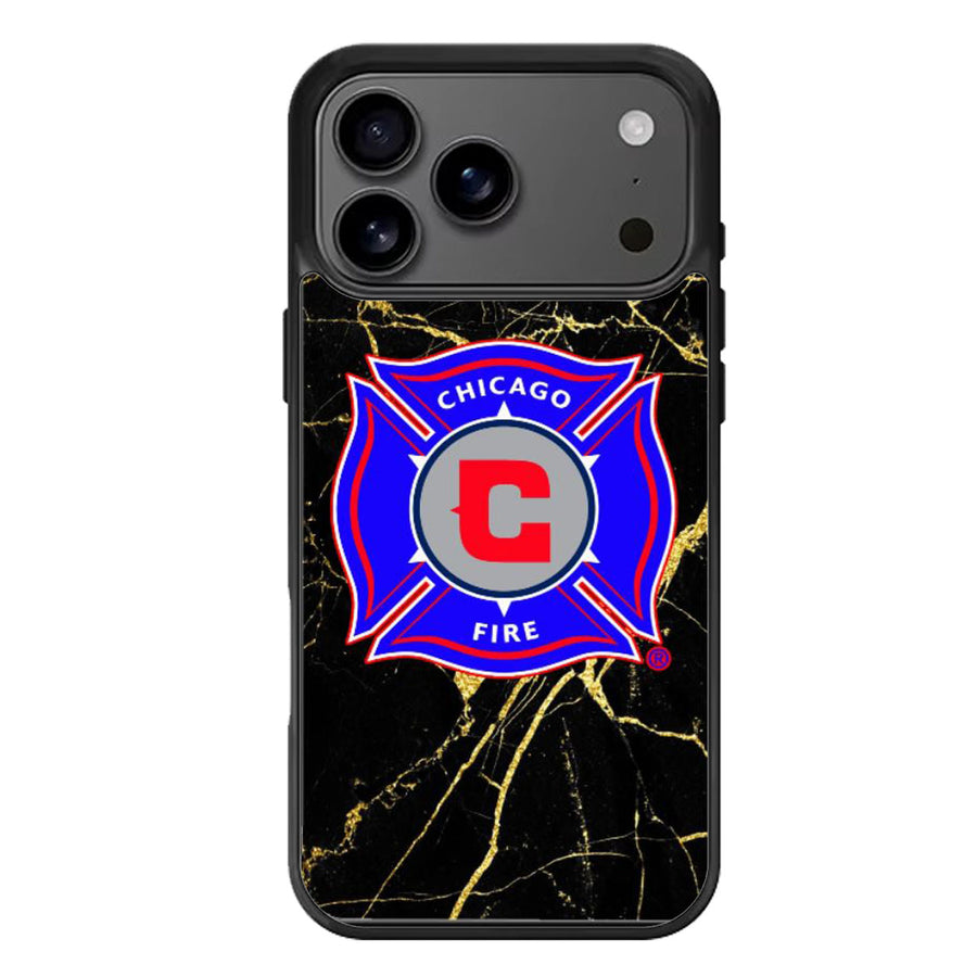 Chicago Fire Soccer Marble iPhone 17 Case