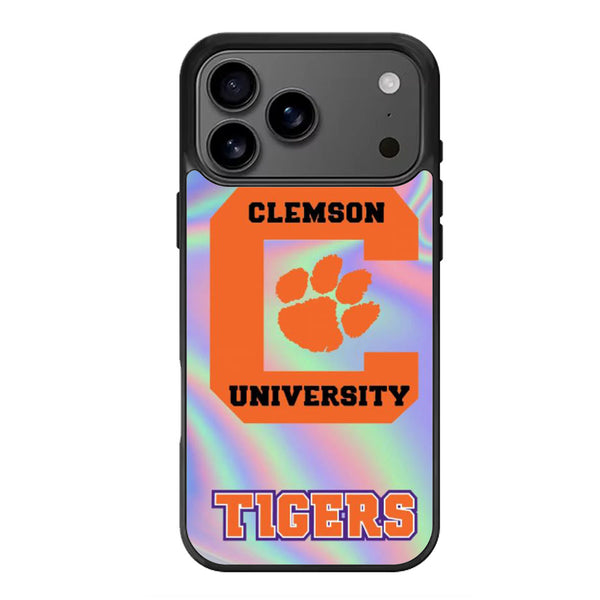 Clemson Tigers Holographic iPhone 17 Case