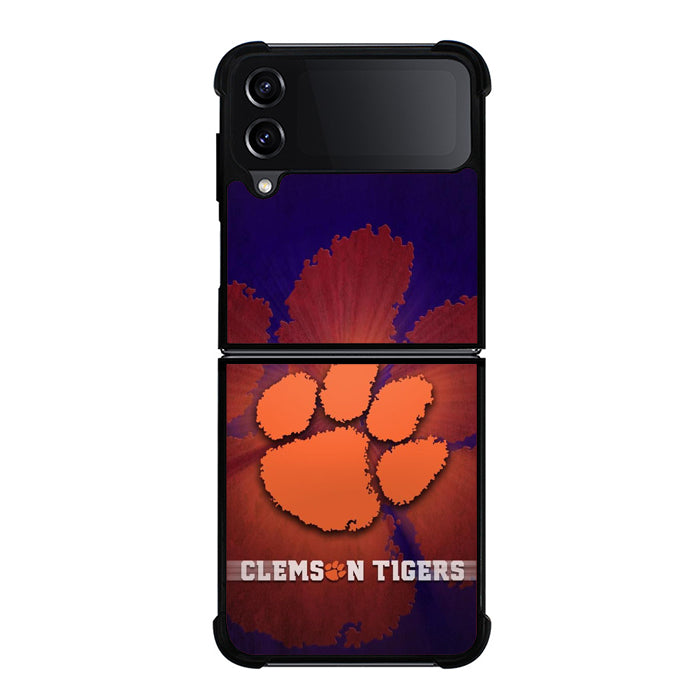 Clemson Tigers Logo Samsung Z Flip 4 Case