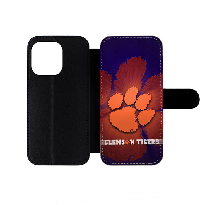 Clemson Tigers Logo iPhone Wallet Case