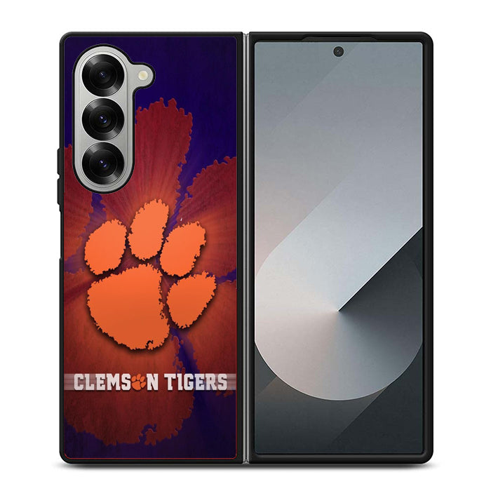 Clemson Tigers Logo Samsung Z Fold 6 Case