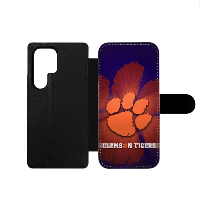 Clemson Tigers Logo Samsung Wallet Case