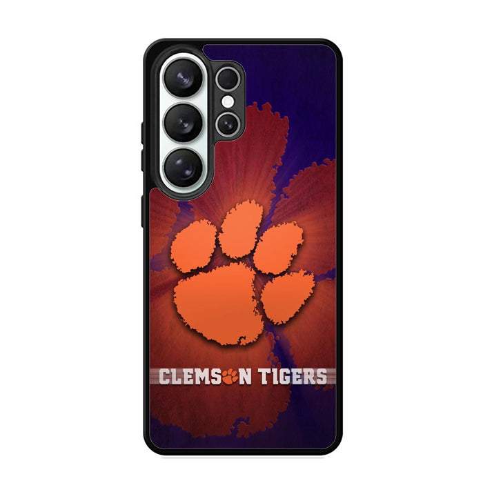 Clemson Tigers Logo Samsung S26 Case