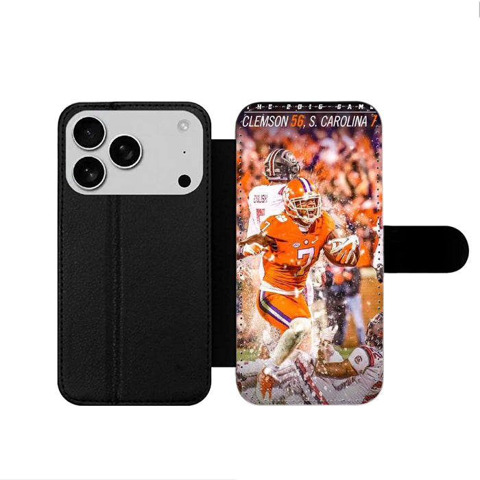 Clemson Tigers iPhone 17 Wallet Case