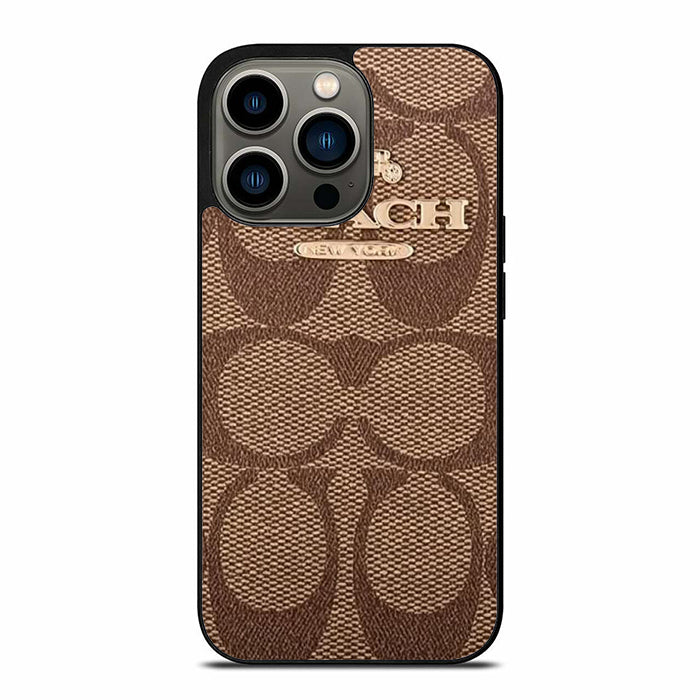 Coach Handbag Brown iPhone 13 Case